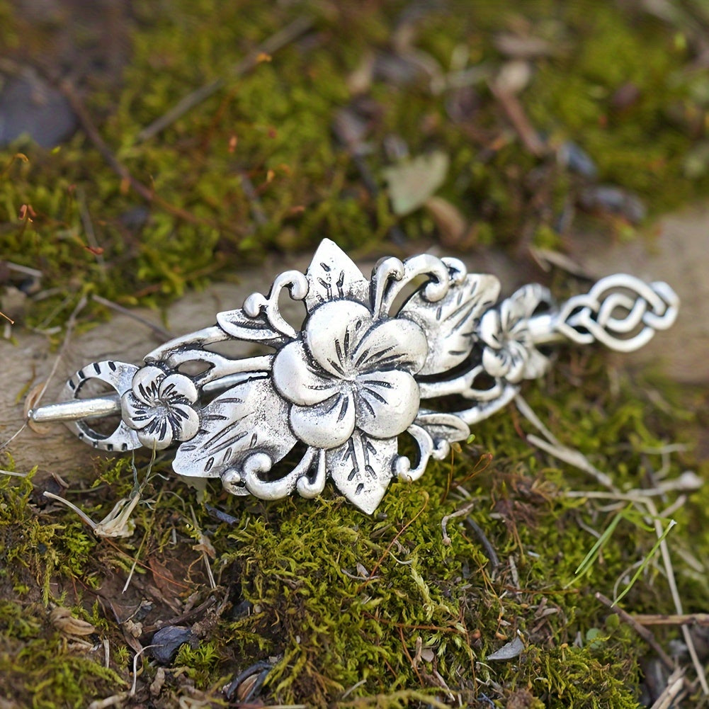 Vintage Celtic 4pcs Hair Clip Viking Hairpin Women's Jewelry Holiday Gift