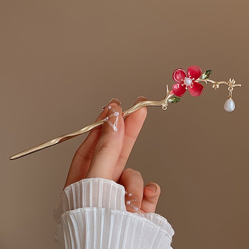 6pcs Elegant Hair Sticks for Women - Floral, Butterfly & Geometric Designs, Alloy Hairpins for Daily Use, Parties, Gifts, Photoshoots & Holidays, Cute Hair Accessories, Party Hair Accessories, Sophisticated Hairpin, Highquality Hairpin