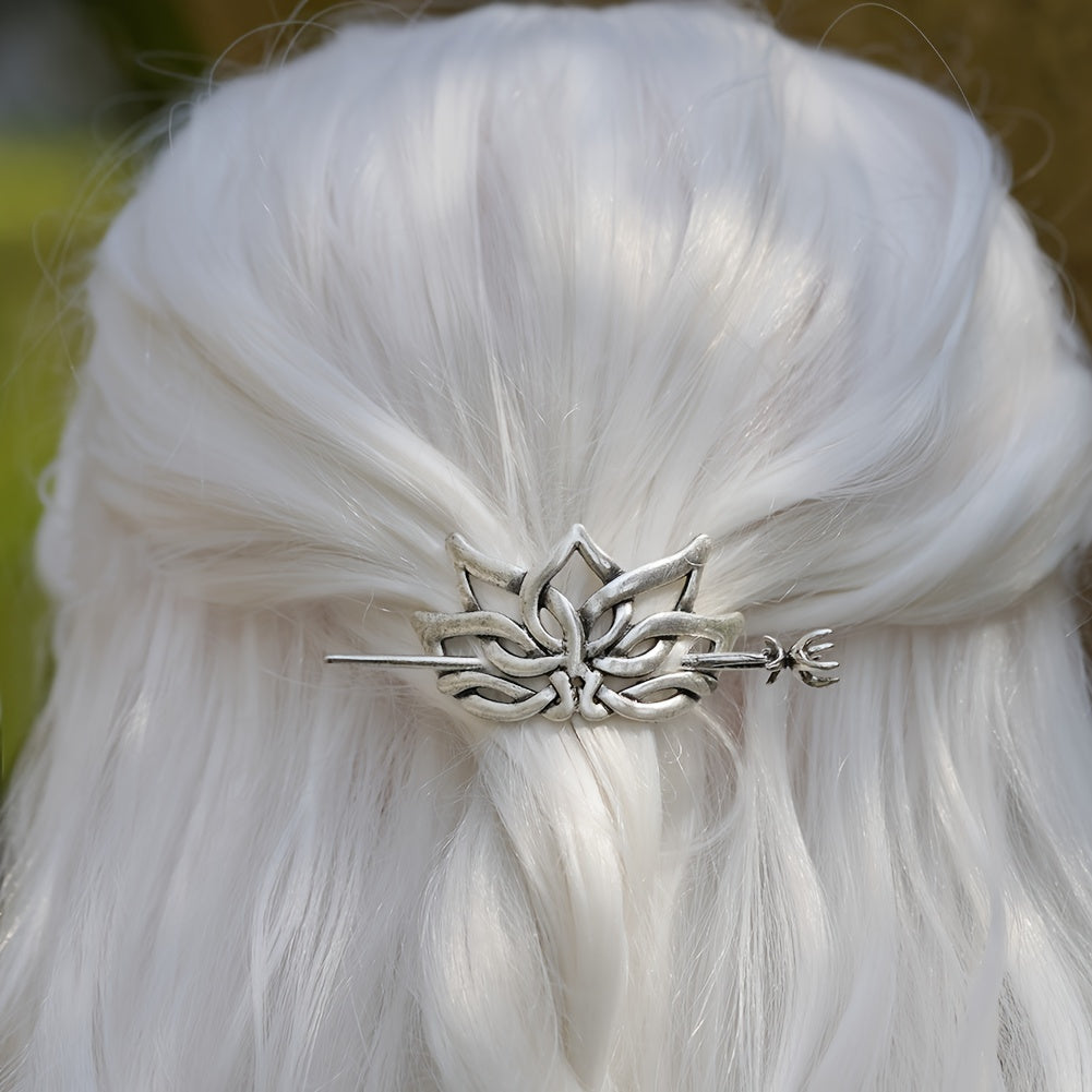 [Vintage Viking Hairpin] 4pcs Vintage Viking Hairpin - Celtic Women's Jewelry - Viking Hair Clip Holiday Gift