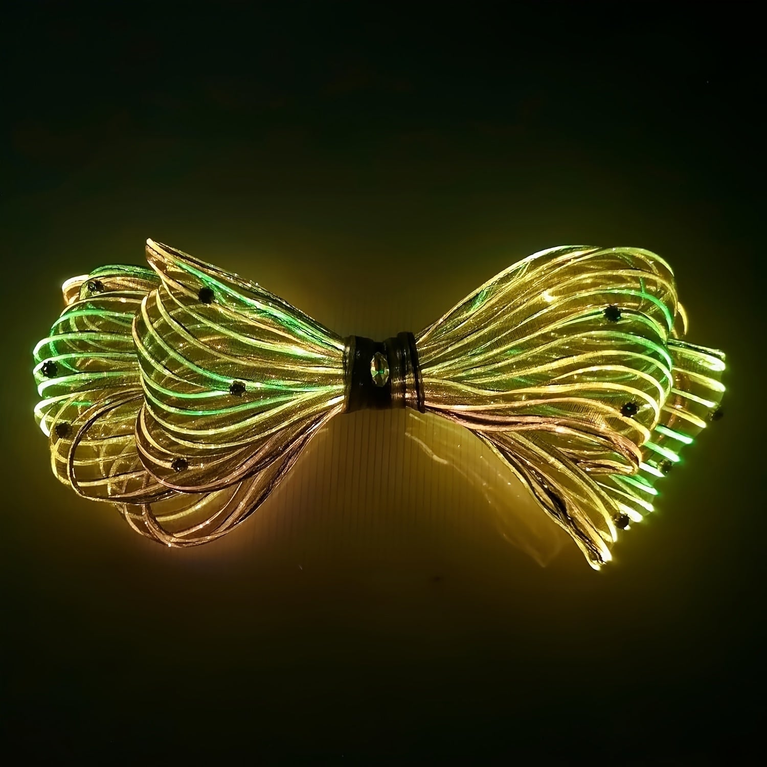 Bow Hair Clips 7 Colors Light up Hair Accessories Rhinestone Rave Clips Cute Headpiece Hair Barrettes for Women, Fancy Hair Clips, Hair Clips for Women Thin Hair, Hair Clips Accessories Tool, Hair Clip Women, Long Hair Accessories, Hair Styling Tools,