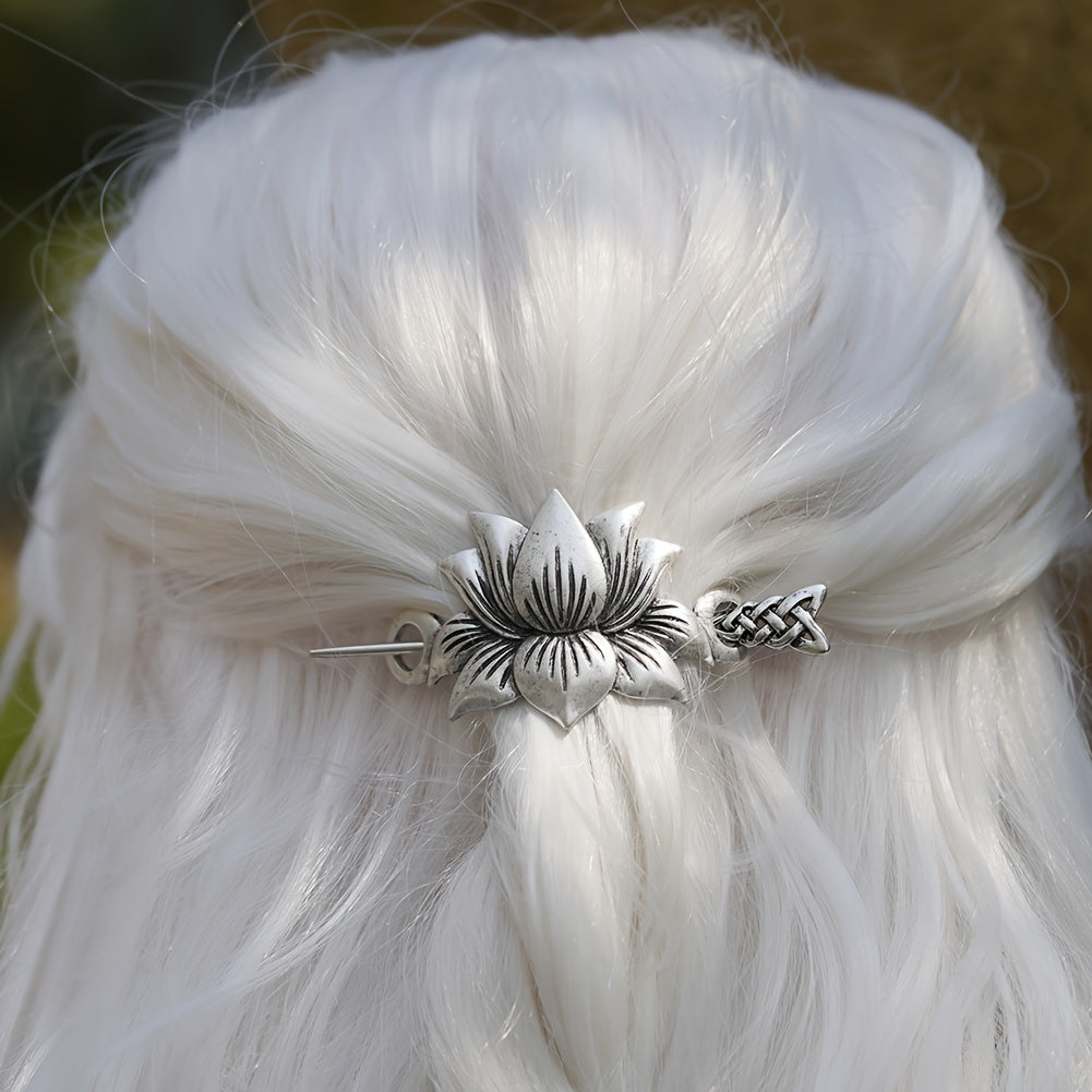 Vintage Celtic 4pcs Hair Clip Viking Hairpin Women's Jewelry Holiday Gift