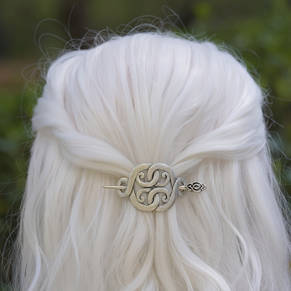 [Vintage Viking Hairpin] 4pcs Vintage Viking Hairpin - Celtic Women's Jewelry - Viking Hair Clip Holiday Gift