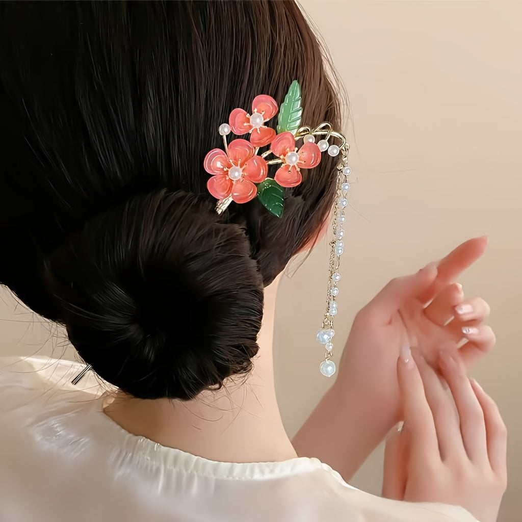 6pcs Elegant Hair Sticks for Women - Floral, Butterfly & Geometric Designs, Alloy Hairpins for Daily Use, Parties, Gifts, Photoshoots & Holidays, Cute Hair Accessories, Party Hair Accessories, Sophisticated Hairpin, Highquality Hairpin